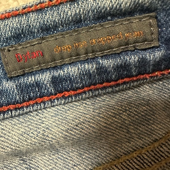 Citizens of Humanity Dylan Drop Rise Cropped Jeans Destroyed Distressed Straight - Picture 9 of 12